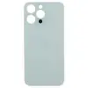 Задняя крышка для iPhone 14 Pro Max, цвет серебро, с большим отверстием под камеру миниатюра 1