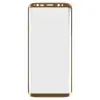 Защитное стекло для Samsung G950F Galaxy S8, 3D, цвет золотой миниатюра 1