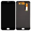 Дисплей Meizu M2 Note з тачскрином у зборі, колір чорний, жовтий шлейф мініатюра 1