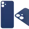 Задняя крышка для iPhone 12 Mini, цвет синий, с большим отверстием под камеру миниатюра 1