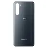 Задня кришка для OnePlus Nord, зі склом камери, колір сірий мініатюра 1