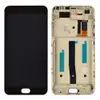 Дисплей для Meizu M2 Note с тачскрином и рамкой в сборе, цвет черный, оригинал миниатюра 1