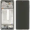 Дисплей для Samsung A736F Galaxy A73 2022 (GH82-28884A), з тачскріном і рамкою в зборі, колір чорний, сервісний оригінал мініатюра 1