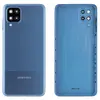 Задня кришка Samsung A125 Galaxy A12 2020, зі склом камери, колір синій мініатюра 1