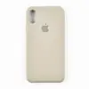 Силіконовий чохол для iPhone X, Xs (5.8), колір light grey мініатюра 1