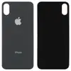Задняя крышка для iPhone X (5.8), цвет space grey, с большим отверстием под камеру, уценка миниатюра 1