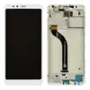 Дисплей для Xiaomi Redmi 5 з тачскрином та рамкою в зборі, колір білий, оригінал. мініатюра 1