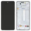 Дисплей для Samsung A536F Galaxy A53 2022 (GH82-28024D), с тачскрином и рамкой в сборе, цвет белый, сервисный оригинал миниатюра 1