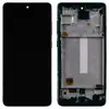 Дисплей для Samsung A525F /DS Galaxy A52 2021 з тачскріном і рамкою в зборі, колір синій, OLED мініатюра 1