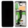 Дисплей для Samsung G985F Galaxy S20 Plus з тачскріном і рамкою, колір срібло, OLED мініатюра 1