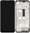 Дисплей для Oppo A74 (CHP2219) з тачскріном і рамкою, чорний, OLED мініатюра 1