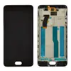 Дисплей для Meizu M5S, M5s mini з тачскрином та рамкою в зборі, колір чорний, Orig PRC мініатюра 1