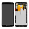 Дисплей для Motorola XT1570 Moto X Style, XT1572, XT1575 з тачскріном і рамкою, чоорний мініатюра 1