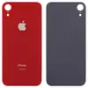 Задня кришка для iPhone XR, колір червоний, з великим отвором під камеру мініатюра 1