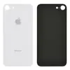 Задня кришка для iPhone 8, колір срібло, з великим отвором під камеру мініатюра 1