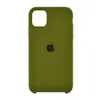Силіконовий чохол для iPhone 11 (6.1), оливковий колір мініатюра 1