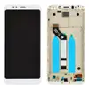 Дисплей для Xiaomi Redmi 5 Plus з тачскрином та рамкою в зборі, колір білий мініатюра 1