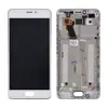 Дисплей для Meizu M3s с тачскрином и рамкой в сборе, цвет белый миниатюра 1