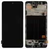 Дисплей Samsung A515F/DS Galaxy A51 з тачскрином і рамкою в зборі, колір чорний, оригінал Китай мініатюра 1