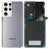Задняя крышка для Samsung Galaxy S21 Ultra 5G G998 (GH82-24499B), цвет серебро, сервисный оригинал миниатюра 1