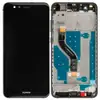 Дисплей для Huawei P10 Lite (WAS-L21/WAS-LX1/WAS-LX1A) з тачскрином та рамкою в зборі, колір чорний мініатюра 1