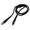Кабель Lightning для iPhone Aspor A167 Nylon, 1m, цвет черный миниатюра 1
