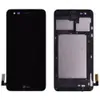 Дисплей для LG K4 M160 2017, з тачскріном і рамкою, чорний мініатюра 1