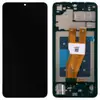 Дисплей для Samsung A055F Galaxy A05 2023, з тачскріном і рамкою, чорний, сервісний оригінал мініатюра 1