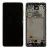 Дисплей для Samsung A725F /DS Galaxy А72 2021 з тачскріном і рамкою в зборі, колір чорний, IPS (TFT) мініатюра 1