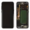 Дисплей для Samsung G955 Galaxy S8 Plus с тачскрином и рамкой, черный, IPS миниатюра 1