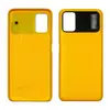 Задня кришка для Xiaomi Poco M3, колір жовтий мініатюра 1