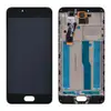 Дисплей для Meizu M5S, M5s mini з тачскрином та рамкою в зборі, колір чорний, оригінал мініатюра 1
