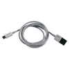 Кабель Micro-USB Aspor A103, 2.4A, 1.2м, колір білий мініатюра 1