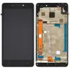 Дисплей для Lenovo Vibe P1m з тачскрином та рамкою в зборі, колір чорний мініатюра 1