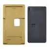 Форма-держатель дисплея iPhone 11 Pro Max (6.5) для стекла с рамкой, металлическая с ковриком миниатюра 1
