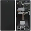 Дисплей для Samsung S908 Galaxy S22 Ultra 2022, з тачскріном і рамкою, чорний, IPS мініатюра 1