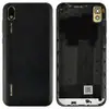 Задня кришка Huawei Y5 2019, зі склом камери, колір чорний мініатюра 1