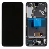 Дисплей для Samsung S901F Galaxy S22 2022 (GH82-27520A), з тачскріном і рамкою в зборі, колір чорний, сервісний оригінал мініатюра 1