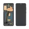 Дисплей для Samsung G980 Galaxy S20 з тачскріном і рамкою в зборі, колір чорний, OLED мініатюра 1