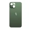 Задня кришка для iPhone 13 Mini, колір зелений, з великим отвороом під камеру мініатюра 1