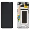 Дисплей для Samsung G955F Galaxy S8 Plus з тачскрином та рамкою в зборі, колір золотий, сервісний оригінал мініатюра 1