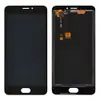 Дисплей для Meizu M5 Note з тачскрином у зборі, колір чорний, оригінал із заміненим склом мініатюра 1