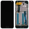 Дисплей для Meizu M2, M2 mini з тачскріном і рамкою в зборі, колір чорний мініатюра 1