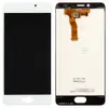 Дисплей для Meizu M5C з тачскрином у зборі, колір білий, Orig PRC мініатюра 1