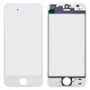 Стекло с рамкой и ОСА пленкой для iPhone 5, цвет белый миниатюра 1