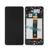 Дисплей для Samsung A127F Galaxy A12s (GH82-26485A) з тачскріном і рамкою в зборі, колір чорний, сервісний оригінал мініатюра 1