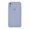 Силіконовий чохол для iPhone Xr (6.1), колір grey blue мініатюра 1