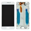 Дисплей для Meizu M5C з тачскріном і рамкою, білий мініатюра 1