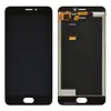 Дисплей для Meizu M6 з тачскрином у зборі, колір чорний, оригінал із заміненим склом мініатюра 1