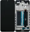 Дисплей для ZTE Blade V10 Vita з тачскріном і рамкою, чорний мініатюра 1